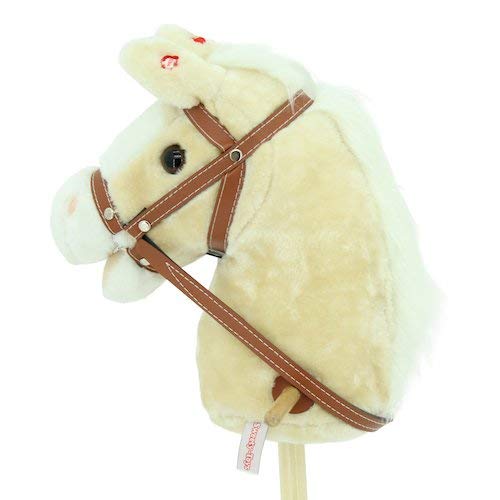 Sweety Toys 10530 Caballito de Hobby Horse Champagne con Función gewieher y Galope Nivel