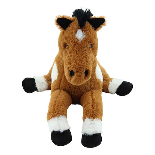 sweety-toys 1883 de peluche Caballo potro 70 cm blanco-marrón