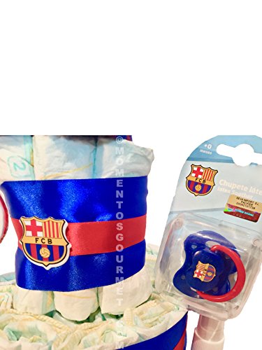 Tarta de pañales DODOT F.C.Barcelona MUSTELA (Talla 2 (3-6 kg))