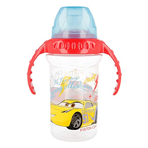 TAZA ENTRENAMIENTO TODDLER 330 ML CON BOQUILLA DE SILICONA CARS I AM SPEED