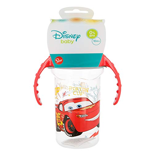 TAZA ENTRENAMIENTO TODDLER 330 ML CON BOQUILLA DE SILICONA CARS I AM SPEED