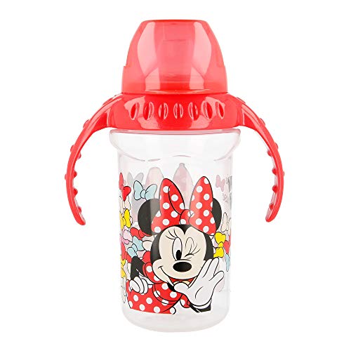 TAZA ENTRENAMIENTO TODDLER 330 ML CON BOQUILLA DE SILICONA MINNIE MOUSE - DISNEY - COLOR BOWS