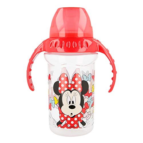 TAZA ENTRENAMIENTO TODDLER 330 ML CON BOQUILLA DE SILICONA MINNIE MOUSE - DISNEY - COLOR BOWS