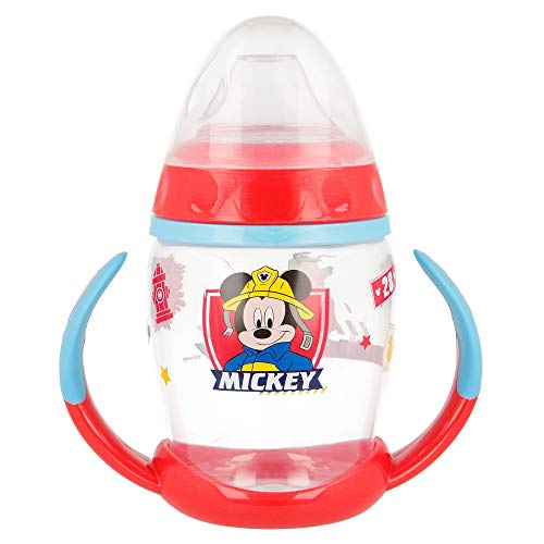 TAZA ENTRENAMIENTO TODDLER FANCY 270 ML CON BOQUILLA DE SILICONA MICKEY MOUSE - DISNEY - TO THE RESCUE