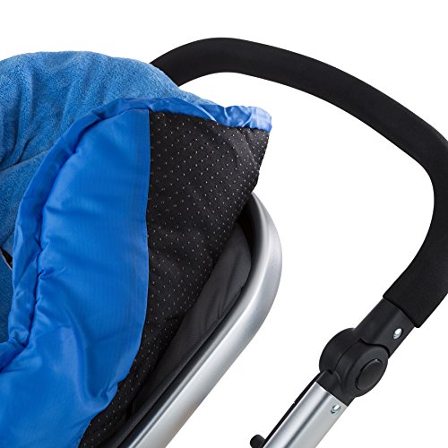 TecTake Saco de invierno dormir térmico para carrito silla de bebé universal abrigo polar - disponible en diferentes colores - (Azul | No. 401001)