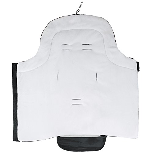 TecTake Saco de invierno dormir térmico para carrito silla de bebé universal abrigo polar - disponible en diferentes colores - (Negro | No. 400995)