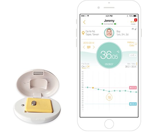 Temp Pal Bluetooth Smart Thermometer and APP. Is your childs fever going up or down? Temp Pal is the easy way to get peace of mind.