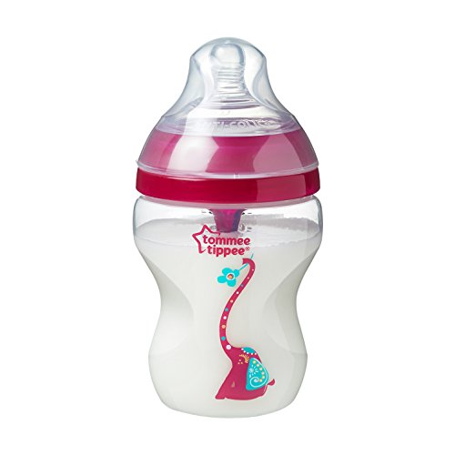 Tommee Tippee Biberón Anti-cólicos Avanzado, 260 ml, rosa