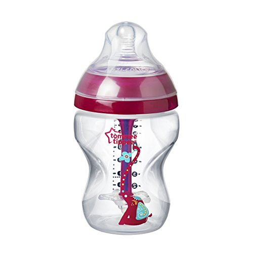 Tommee Tippee Biberón Anti-cólicos Avanzado, 260 ml, rosa