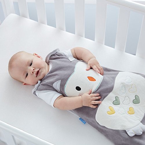 Tommee Tippee GRO Saco de dormir Grobag, 6-18 m, 2.5 TOG, Ollie el Búho