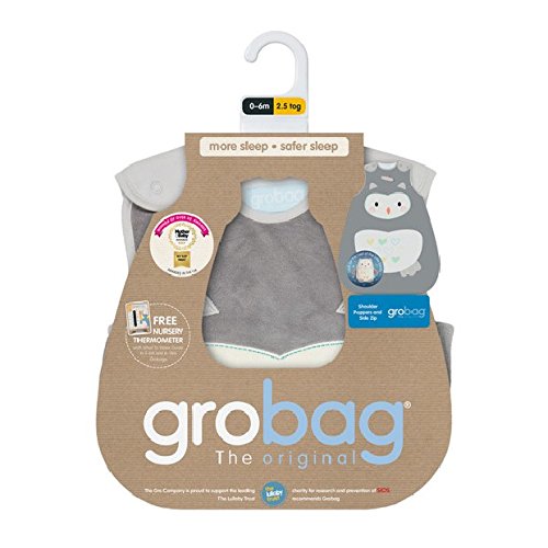 Tommee Tippee GRO Saco de dormir Grobag, 6-18 m, 2.5 TOG, Ollie el Búho