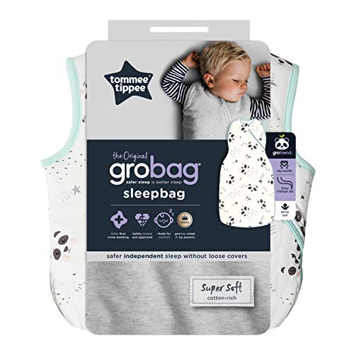 Tommee Tippee The Original Grobag - Saco de dormir para bebé, 6-18 m, 0,5 Tog, Pip the Panda