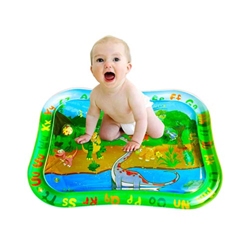 TOYANDONA Tiempo de Barriga del Mar Estera de Juego de Agua Inflable Almohadilla de Cojín de Arrastre Tapete de Juego Juguete de Actividad Sensorial para Bebés Niños Pequeños Bebé Niña Niño