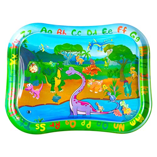 TOYANDONA Tiempo de Barriga del Mar Estera de Juego de Agua Inflable Almohadilla de Cojín de Arrastre Tapete de Juego Juguete de Actividad Sensorial para Bebés Niños Pequeños Bebé Niña Niño