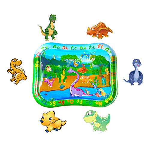 TOYANDONA Tiempo de Barriga del Mar Estera de Juego de Agua Inflable Almohadilla de Cojín de Arrastre Tapete de Juego Juguete de Actividad Sensorial para Bebés Niños Pequeños Bebé Niña Niño