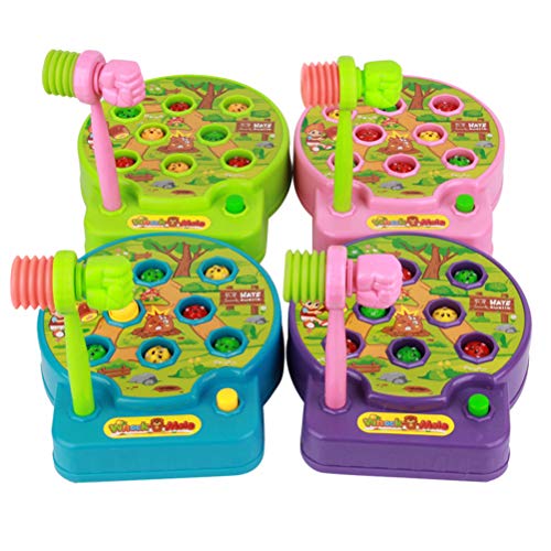 Toyvian Juguetes para niños Juegos eléctricos Whack a Mole música Juguetes Juguetes Divertidos Juguetes educativos para bebés (Color al Azar)