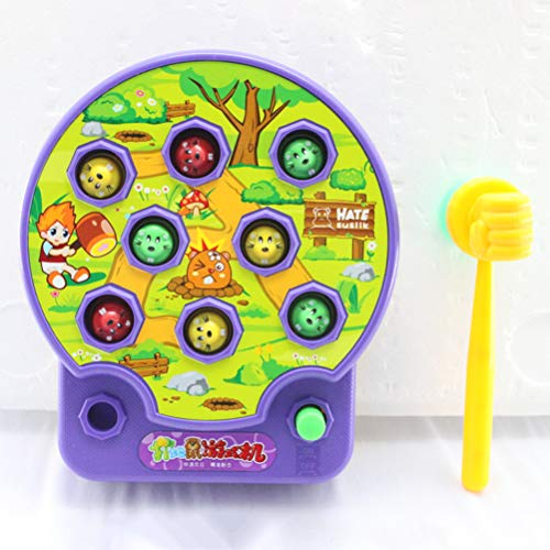 Toyvian Niños Hammer Bang Strike Game Whack A Mole Diversión Educativa Juguete de música Regalo Color Aleatorio