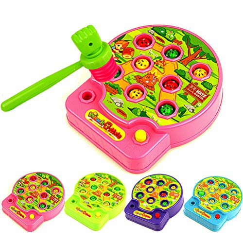 Toyvian Niños Hammer Bang Strike Game Whack A Mole Diversión Educativa Juguete de música Regalo Color Aleatorio