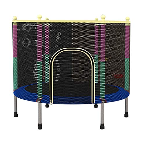 Trampolines Cama Elástica con Barandilla con Red Protectora Cama Elástica For Niños Cama Infantil De Interior Cama Infantil De Juguete Familiar, con 120 Kg Interior