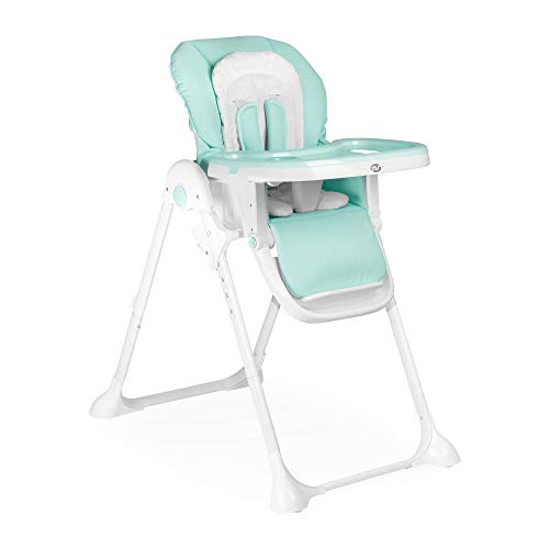 Trona Para Bebe Evolutiva Tasty Verde Suave- Innovaciones MS 2056. 6 Posiciones De Altura y 3 De Reclinación- Bandeja Extraíble y Reposapiés Regulable