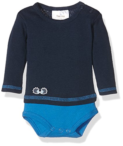 Twins Body Little Star Body Bebé Pack de 2 Azul (marine 3011) 3-4 meses (Talla del fabricante: 56)