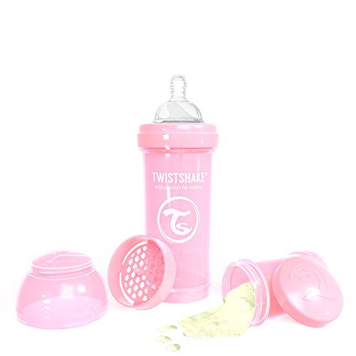 Twistshake 78255 - Biberón, color pastel rosa