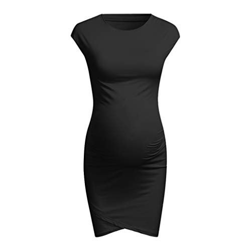 Vectry Ropas Embarazada Vestidos para Premama Vestidos Largos Casual Verano Vestidos Mujer Verano 2019 Casual Vestidos de Fiesta Largos de Noche Elegantes Vestido Negro