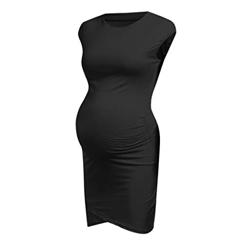 Vectry Ropas Embarazada Vestidos para Premama Vestidos Largos Casual Verano Vestidos Mujer Verano 2019 Casual Vestidos de Fiesta Largos de Noche Elegantes Vestido Negro