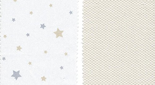 VESTIDURA PARA MINICUNA ACOLCHADA CON VENTANA ESTRELLA DORMILONA BEIGE