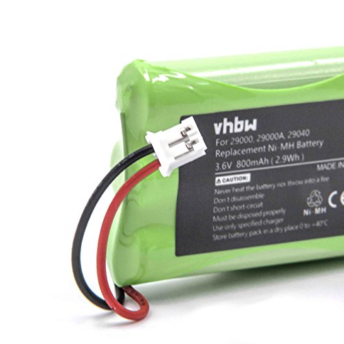 vhbw Batería NiMH 800mAh (3.6V) para babyphone, monitor de bebé Motorola MBP11, MBP33, MBP34, MBP36, MBP36PU