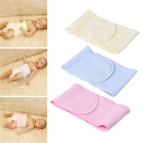 VIccoo Baby Bellyband - Cinturón Protector de Ombligo Ajustable (Mezcla Suave, algodón)