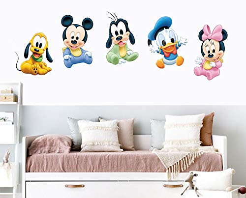 Vinilo Decorativo Infantil de Pared Bebes Disney Personajes – Autoadhesivo de fácil colocación – Habitación Infantil – Varias Medidas (60, 19)