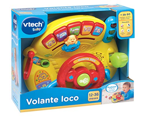 VTech- Volante Interactivo con Voz y luz (3480-166622)