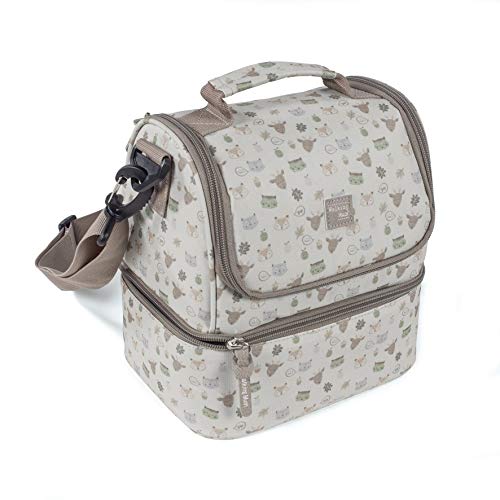 Walking Mum 36190 - Mochila canastilla happy animals (ha), unisex