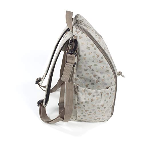 Walking Mum 36190 - Mochila canastilla happy animals (ha), unisex