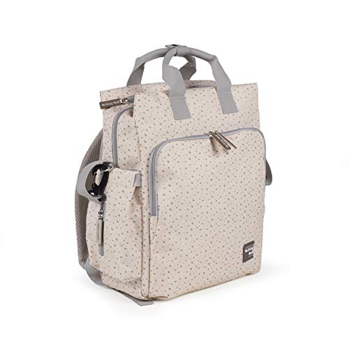 Walking Mum Nordic Baby - Mochila cambiador, unisex, color beige