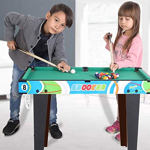 WJMLS Juego de Mesa de Billar Mesa de Billar Plegable con Todos los Accesorios, Ideal para niños y Adultos (Color : A)