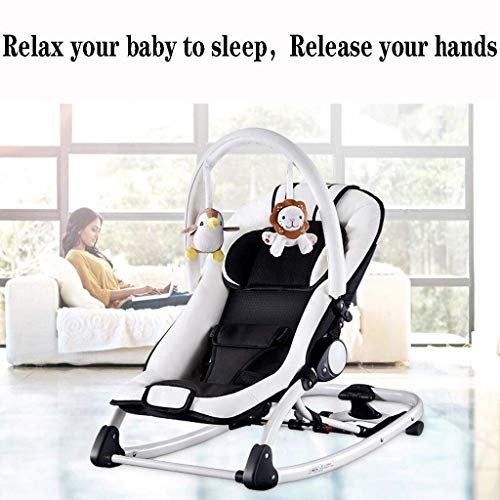 Yankuoo Columpio multifuncional bebé, recién nacido Masaje silla mecedora con música de vibración, calmante reclinable Shaker, conveniente for los recién nacidos