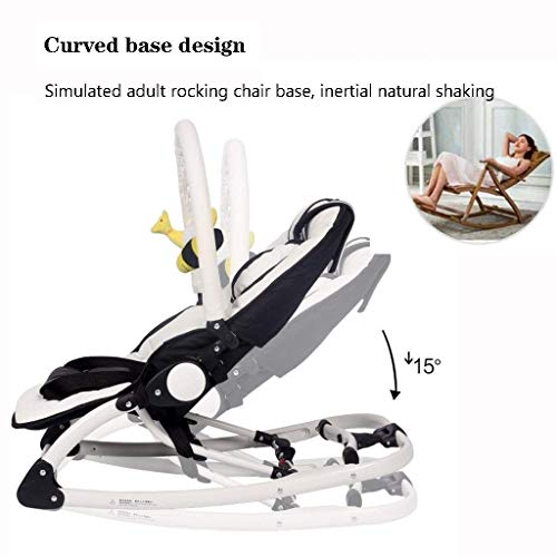 Yankuoo Columpio multifuncional bebé, recién nacido Masaje silla mecedora con música de vibración, calmante reclinable Shaker, conveniente for los recién nacidos