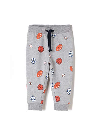 ZIPPY Chándal Pantalones Deportivos, Gris (Light Grey Melange 1068), 74 (Tamaño del Fabricante:9/12M) para Bebés