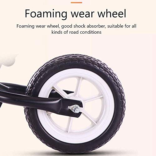 ZXCMNB Trike Baby Balance, Bike Kids Lightweight Walking Training Triciclo Sin Pedal Coche For Niños Durante 1-3 Años (Color : Black)