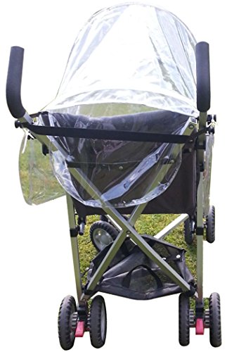 1stopbabystore ESPECIALES Maclaren Major Elite Enmarcado Burbuja de lluvia puschair Silla de Paseo Silla de paseo, cuadrado CLIPS puede trabajar con Excel Elise Viaje Silla de Paseo Universal