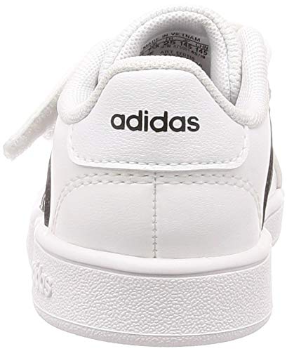 Adidas Grand Court I, Zapatillas de Estar por casa Bebé Unisex, Blanco (Ftwbla/Negbás/Ftwbla 000), 26 EU