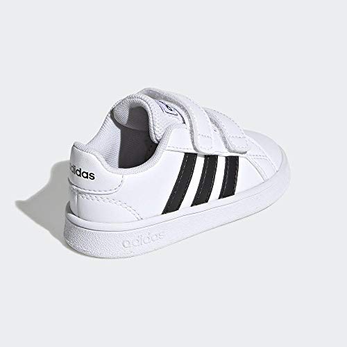 Adidas Grand Court I, Zapatillas de Estar por casa Bebé Unisex, Blanco (Ftwbla/Negbás/Ftwbla 000), 26 EU