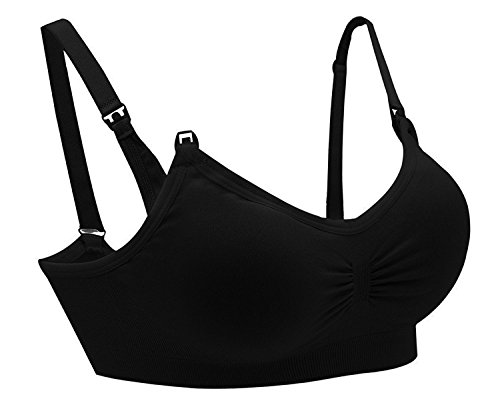 AMOURRI Sujetador de Maternidad para Mujeres Bra Bralette sin Costuras (2Pack/3Pack)