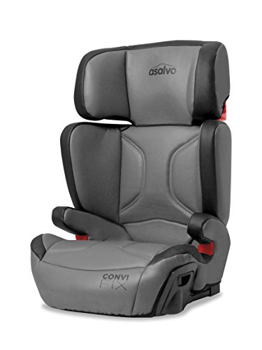 Asalvo Convi Fix Silla de Coche Grupo 2/3, Gris