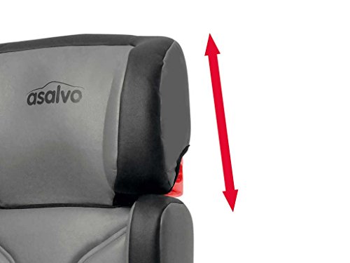 Asalvo Convi Fix Silla de Coche Grupo 2/3, Gris