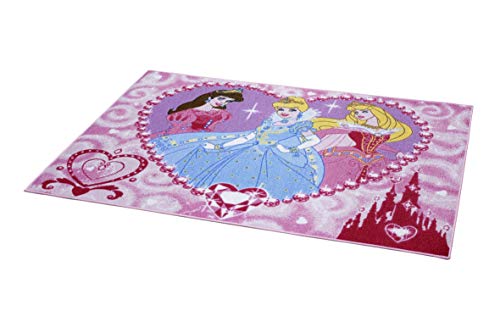 Associated Weavers P19 - Alfombra Infantil (95 x 133 cm), diseño de Princesas Disney