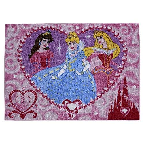 Associated Weavers P19 - Alfombra Infantil (95 x 133 cm), diseño de Princesas Disney