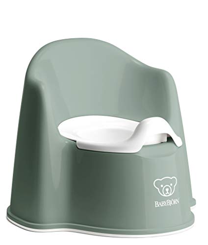 BABYBJÖRN Orinal Sillón, Verde Profundo/Blanco